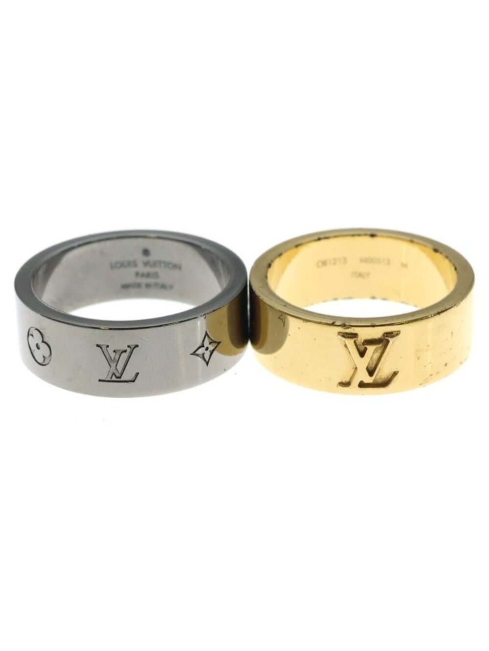 Louis Vuitton LV Instinct Set Ring Silver Gold